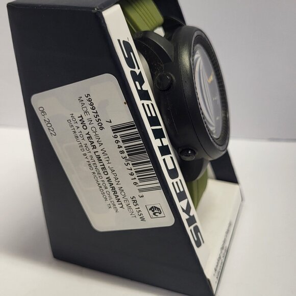 SKECHERS GREEN AND BLACK ANOLOG - DIGITAL DISPLAY WATCH - Picture 3 of 3